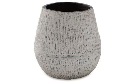 Claymount Distressed Brown Vase from Ashley - Luna Furniture