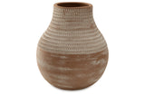 Reclove Distressed White Vase from Ashley - Luna Furniture