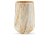 Cammen Tan/White Vase from Ashley Furniture - Luna Furniture