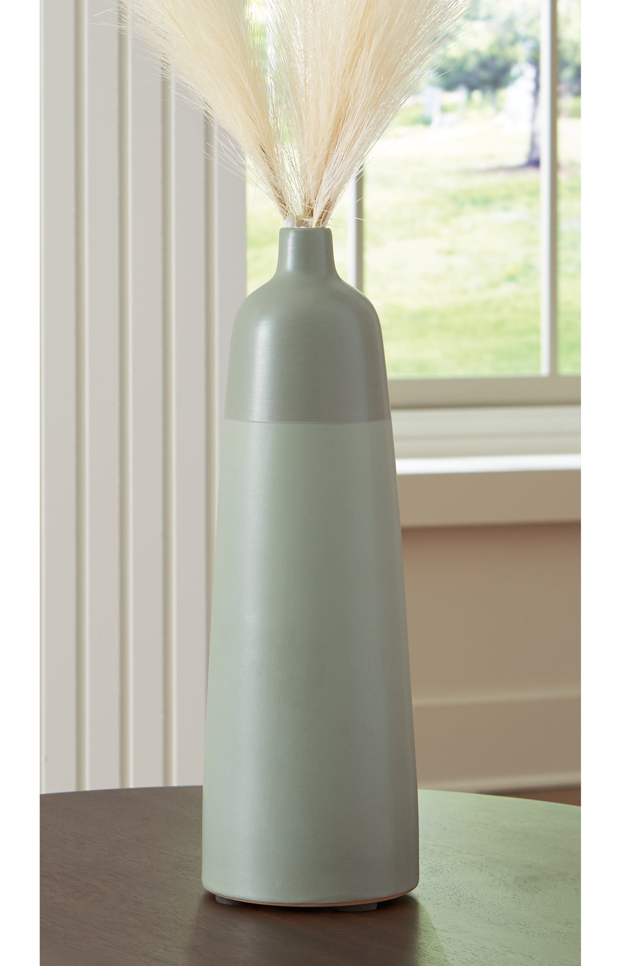Peerland Sage Green Vase from Ashley Furniture - Luna Furniture