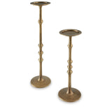 Larwick Antique Brass Finish Candle Holder from Ashley - Luna Furniture