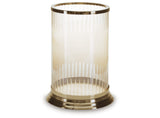 Aavinson Amber/Gold Finish Candle Holder from Ashley - Luna Furniture