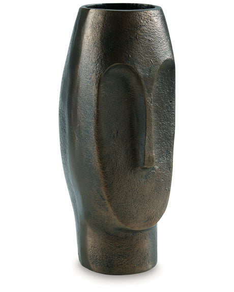 Elanman Antique Bronze Finish Vase from Ashley - Luna Furniture