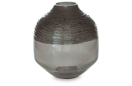 Harpwick Metallic Gray Vase from Ashley Furniture - Luna Furniture
