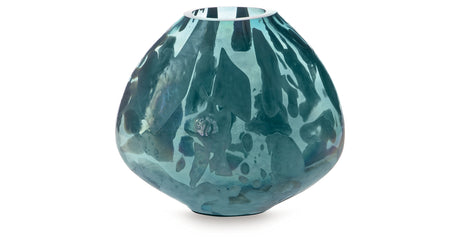 Cartshaw Iridescent Teal Vase from Ashley - Luna Furniture