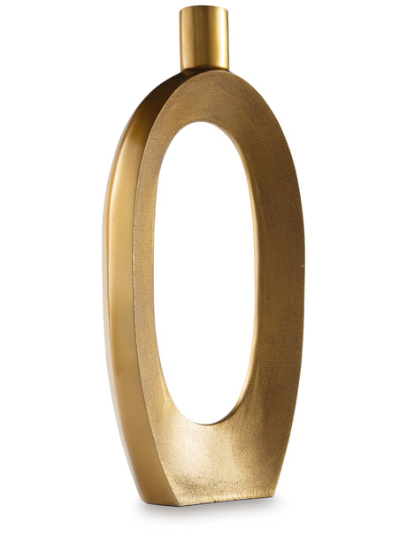 Lawtonville Antique Gold Finish Vase from Ashley Furniture - Luna Furniture