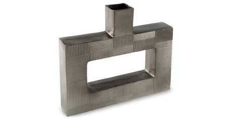 Wrengrove Antique Nickel Finish Vase from Ashley - Luna Furniture