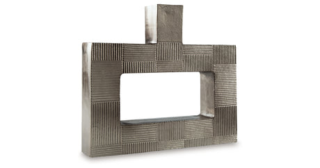 Wrengrove Antique Nickel Finish Vase from Ashley - Luna Furniture