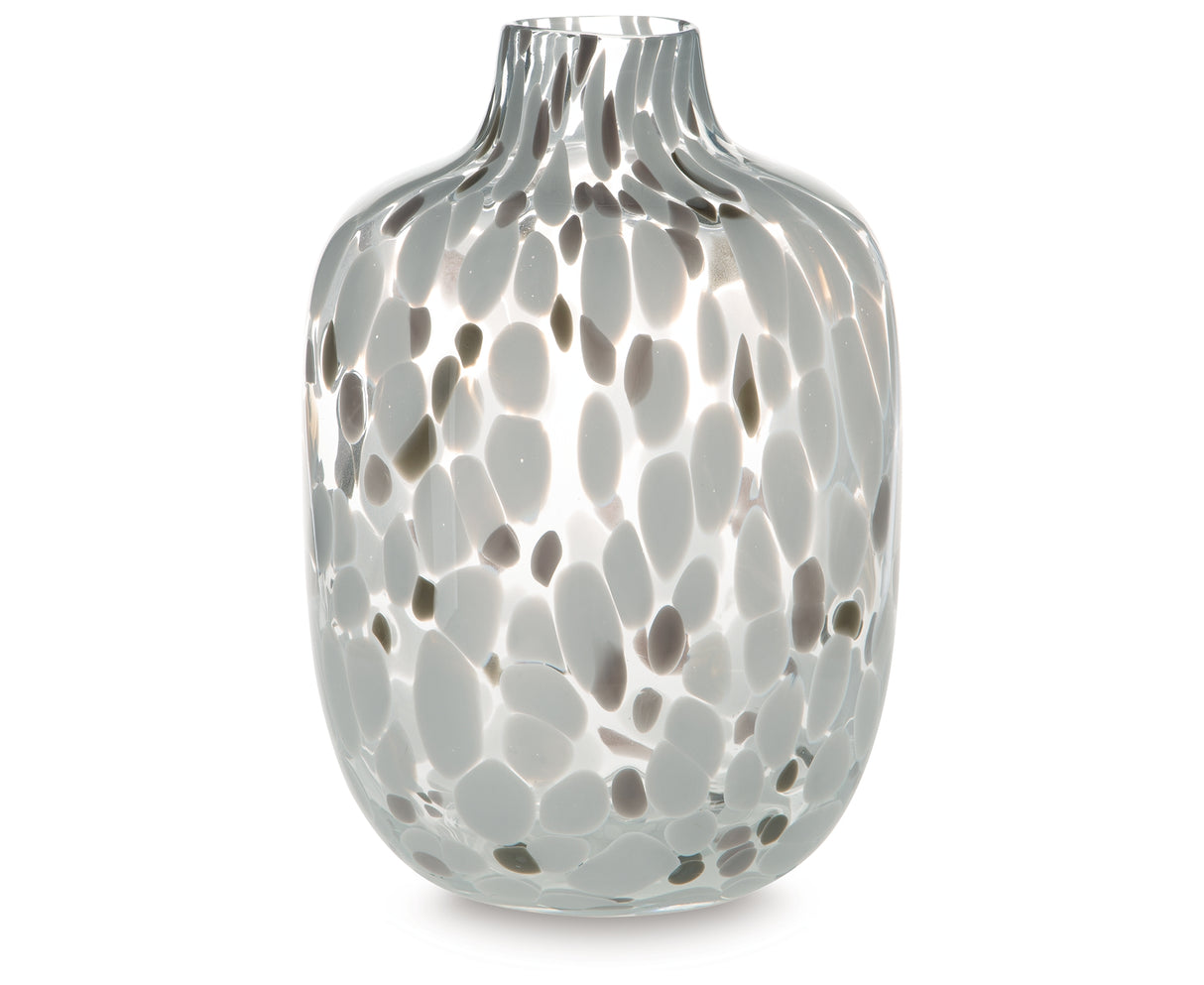 Keelton White/Taupe/Pink Vase from Ashley Furniture - Luna Furniture