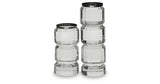 Brentley Clear/Silver Finish Candle Holder Set (Set of 2) from Ashley - Luna Furniture