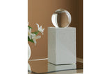 Sellner Clear/White Sculpture from Ashley - Luna Furniture