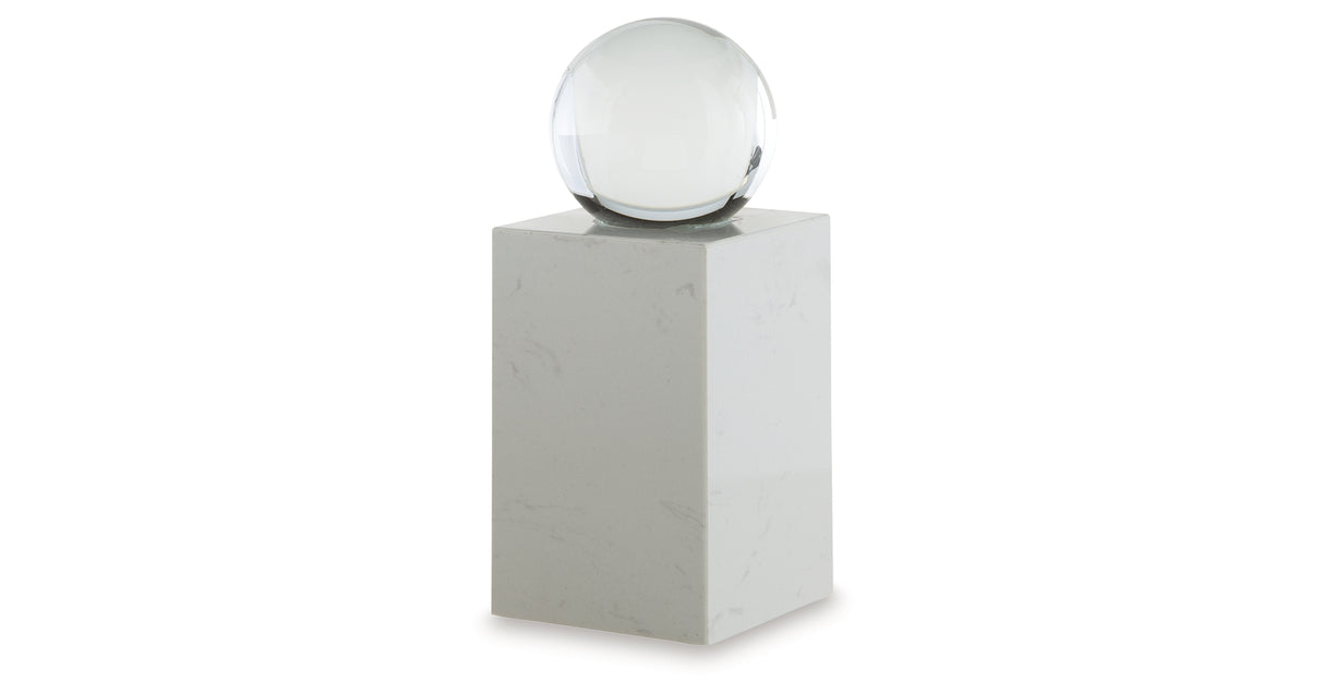 Sellner Clear/White Sculpture from Ashley - Luna Furniture