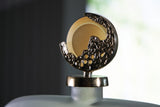 Acario Taupe/Gold Finish Jar from Ashley Furniture - Luna Furniture