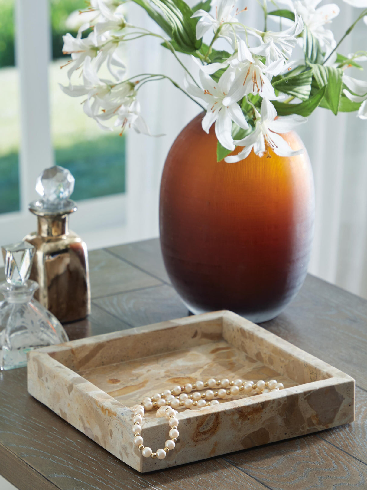 Edurton Light Beige Tray from Ashley - Luna Furniture