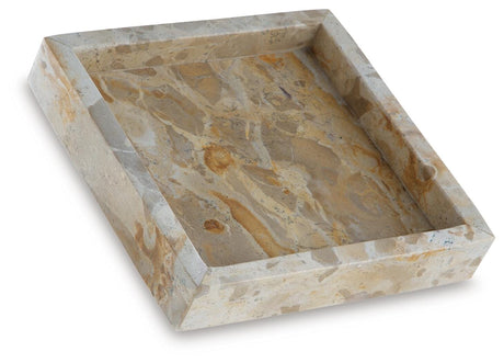 Edurton Light Beige Tray from Ashley - Luna Furniture