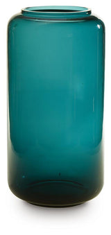 Inisland Teal Vase from Ashley Furniture - Luna Furniture