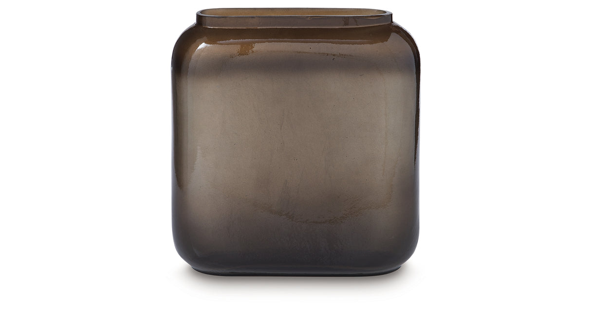 Sumner Gray/Gold Finish Vase from Ashley - Luna Furniture