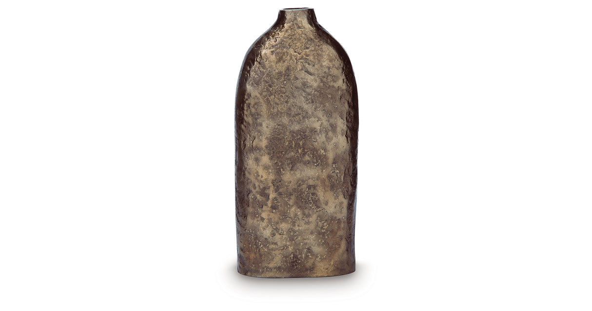 Wallmond Antique Brass Finish Vase from Ashley Furniture - Luna Furniture