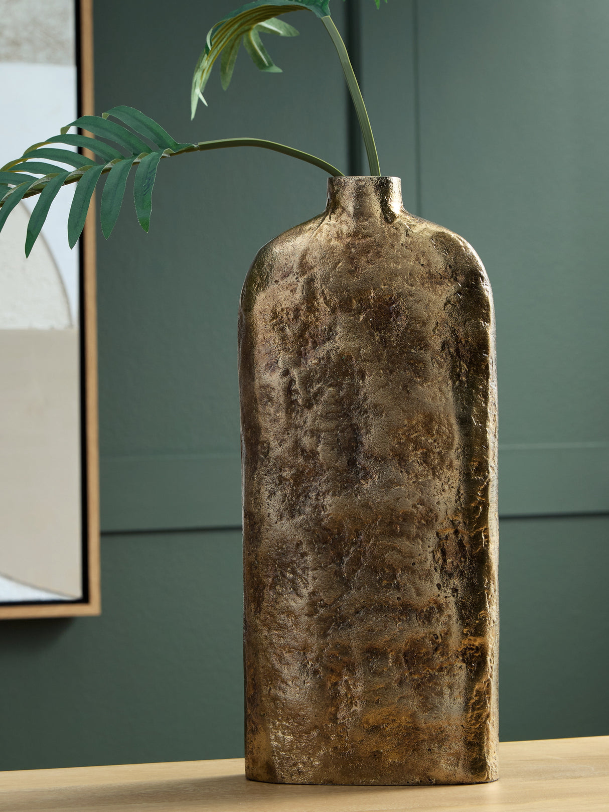 Wallmond Antique Brass Finish Vase from Ashley - Luna Furniture