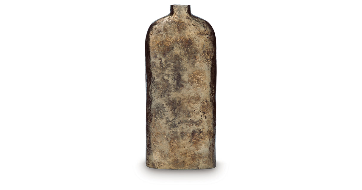 Wallmond Antique Brass Finish Vase from Ashley - Luna Furniture