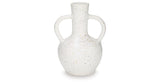 Dallinworth White/Black Vase from Ashley Furniture - Luna Furniture