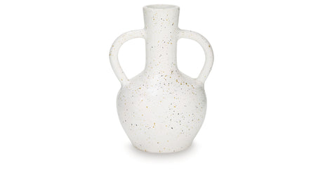 Dallinworth White/Black Vase from Ashley Furniture - Luna Furniture