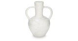 Dallinworth White/Black Vase from Ashley Furniture - Luna Furniture