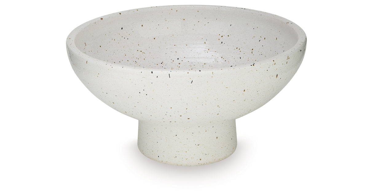 Dallinworth White/Black Bowl from Ashley Furniture - Luna Furniture