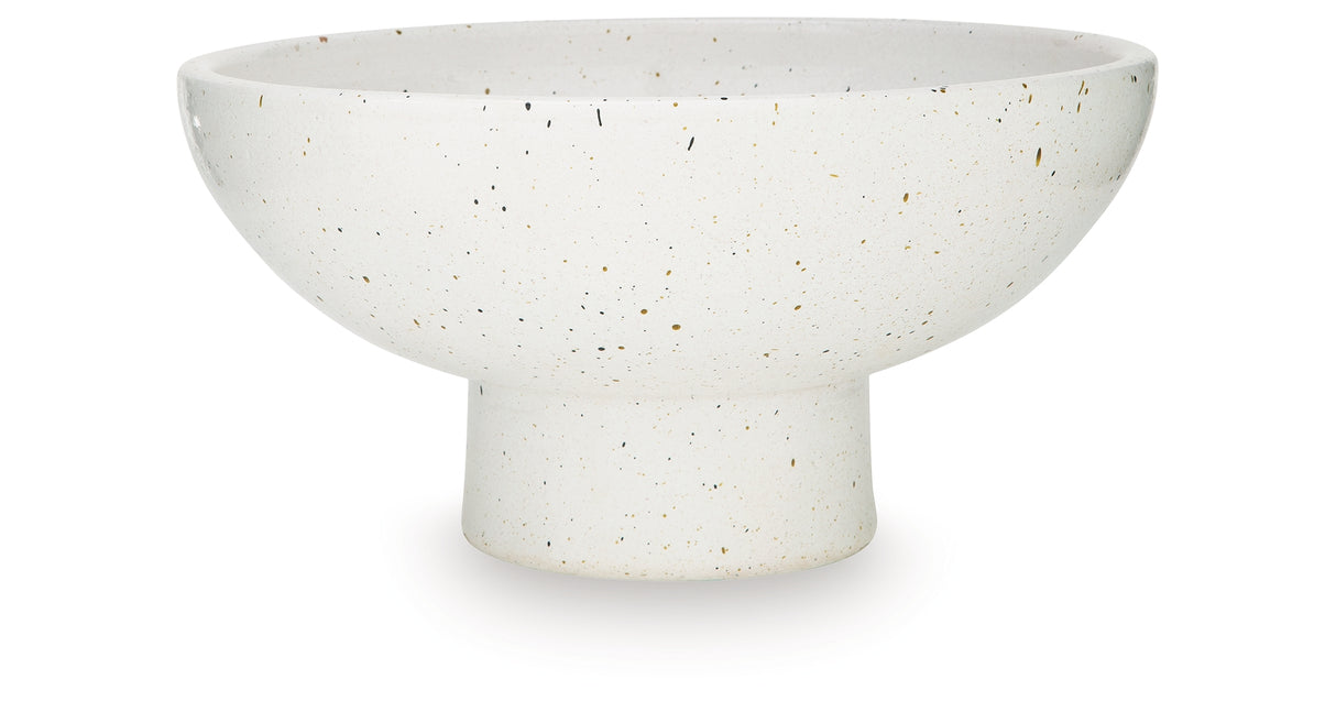 Dallinworth White/Black Bowl from Ashley Furniture - Luna Furniture
