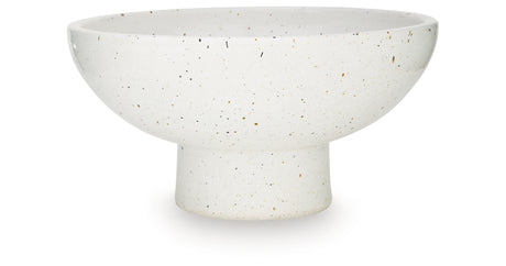 Dallinworth White/Black Bowl from Ashley Furniture - Luna Furniture