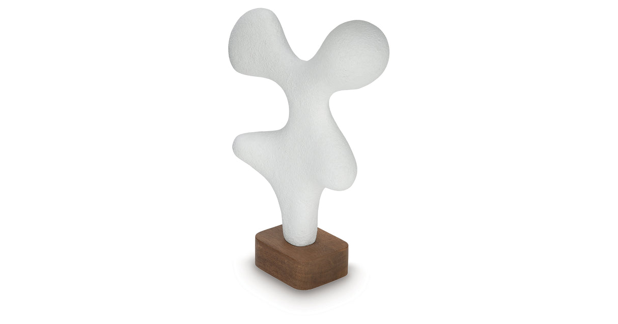 Lavarsen White/Brown Sculpture from Ashley Furniture - Luna Furniture