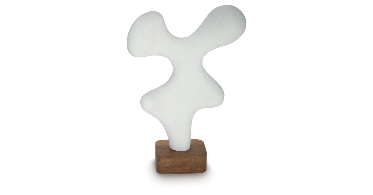 Lavarsen White/Brown Sculpture from Ashley Furniture - Luna Furniture