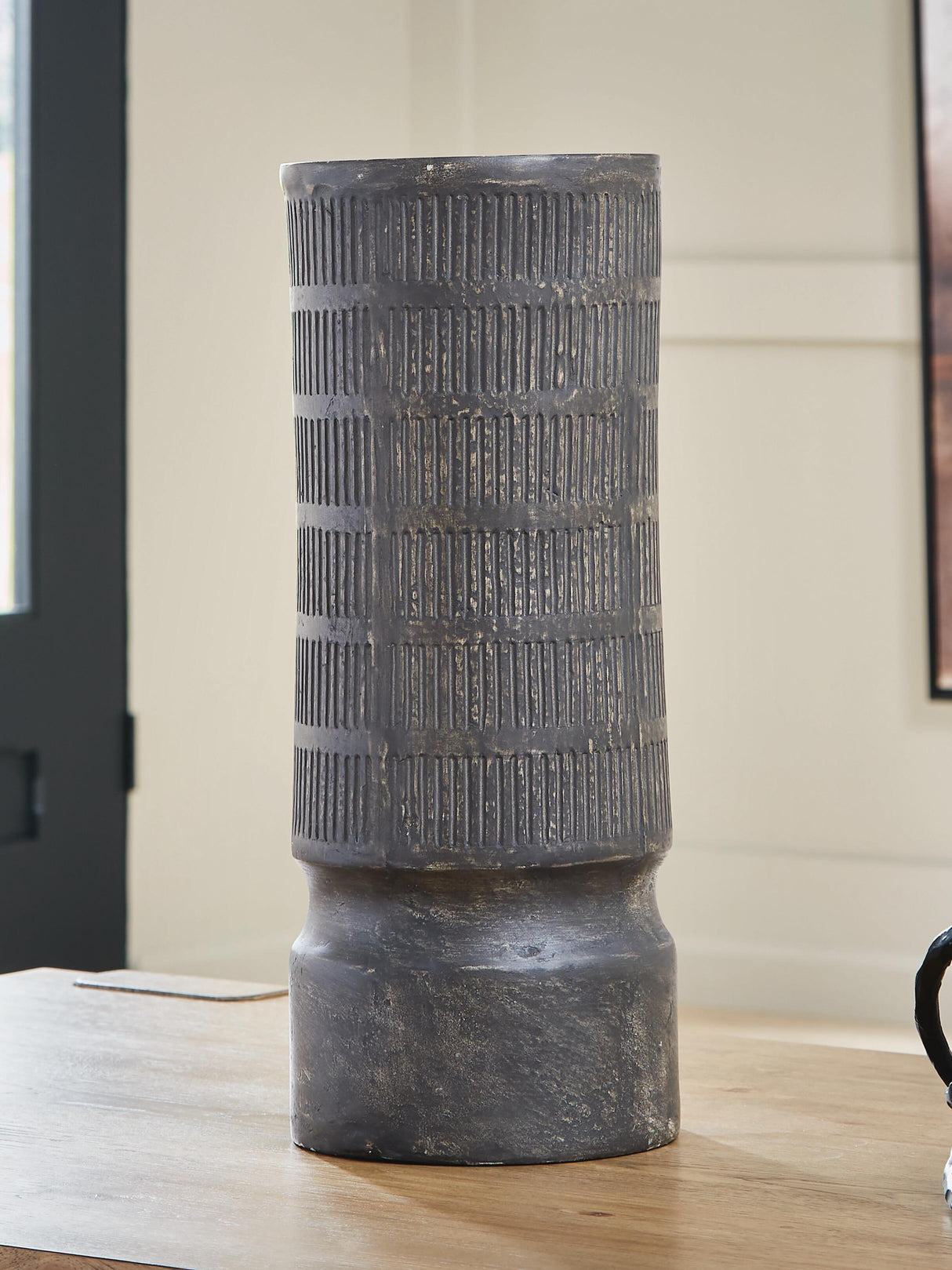 Beninworth Antique Black Vase from Ashley - Luna Furniture