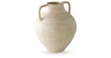 Justy Antique Beige Vase from Ashley - Luna Furniture