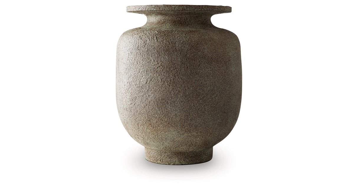 Jedwick Gray/Brown Vase from Ashley Furniture - Luna Furniture