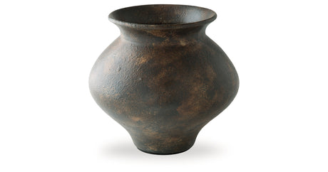 Laddlow Antique Brown Vase from Ashley - Luna Furniture