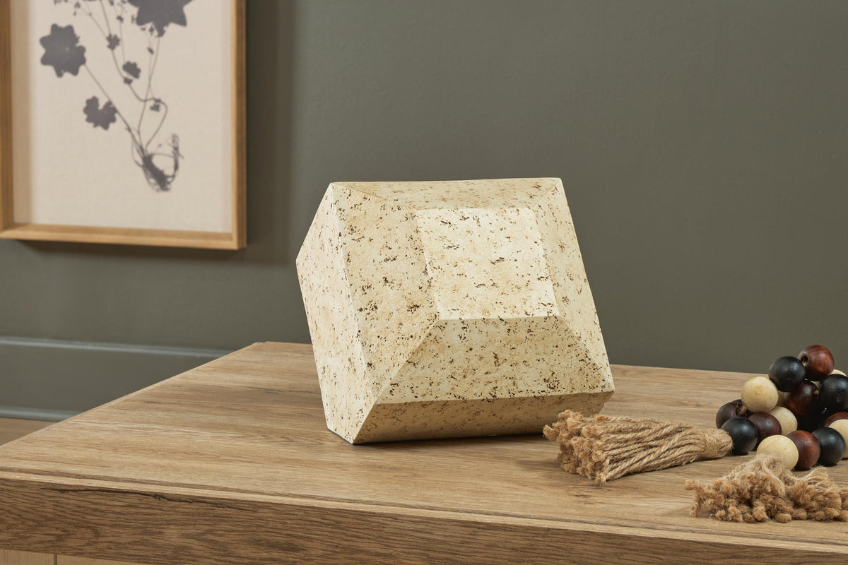 Bryons Beige Sculpture from Ashley - Luna Furniture