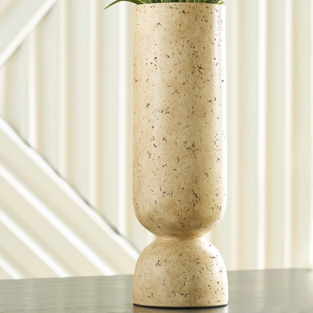 Bryons Beige Vase from Ashley - Luna Furniture