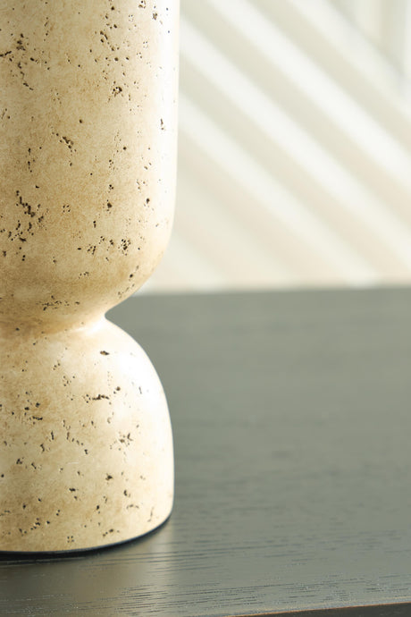 Bryons Beige Vase from Ashley - Luna Furniture