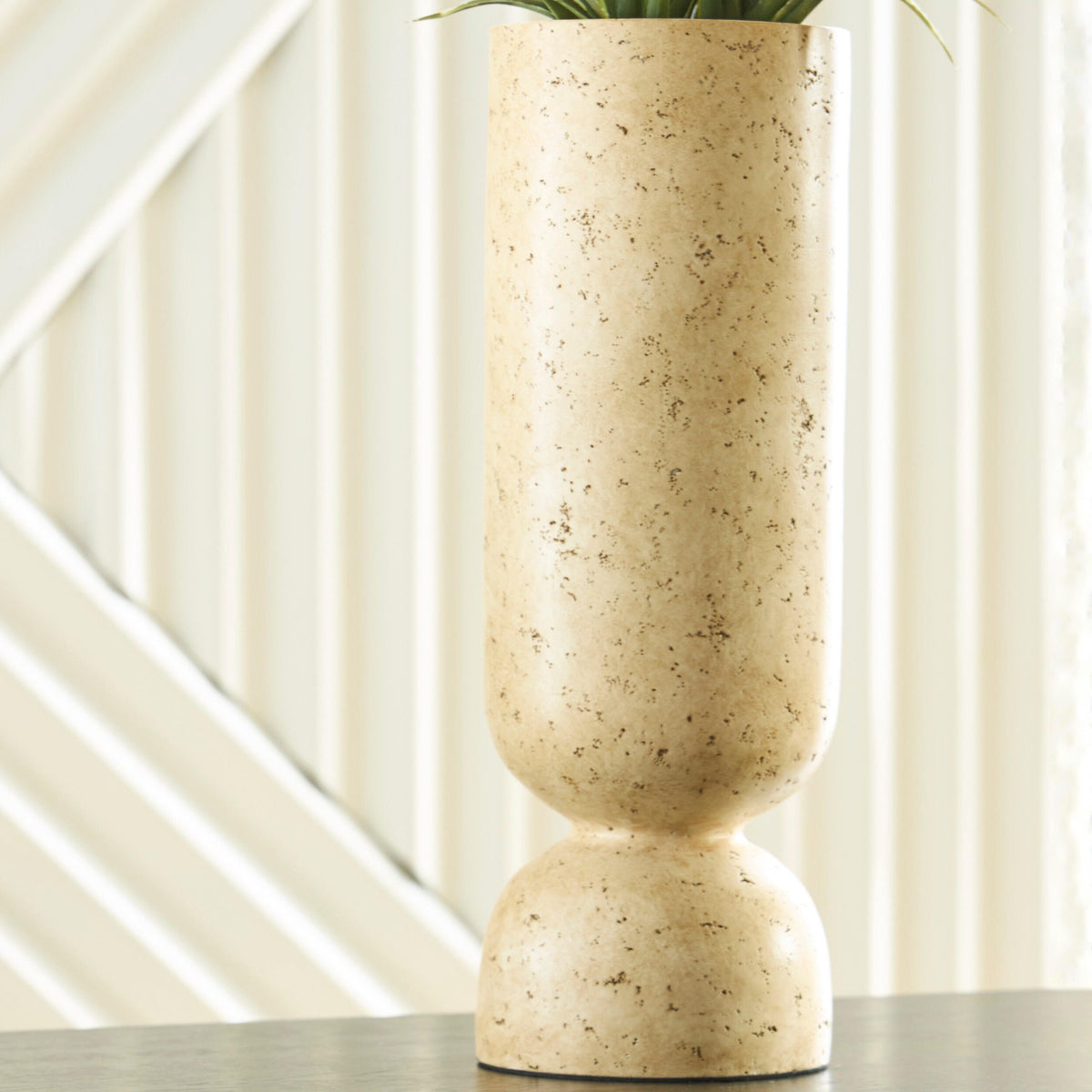 Bryons Beige Vase from Ashley - Luna Furniture