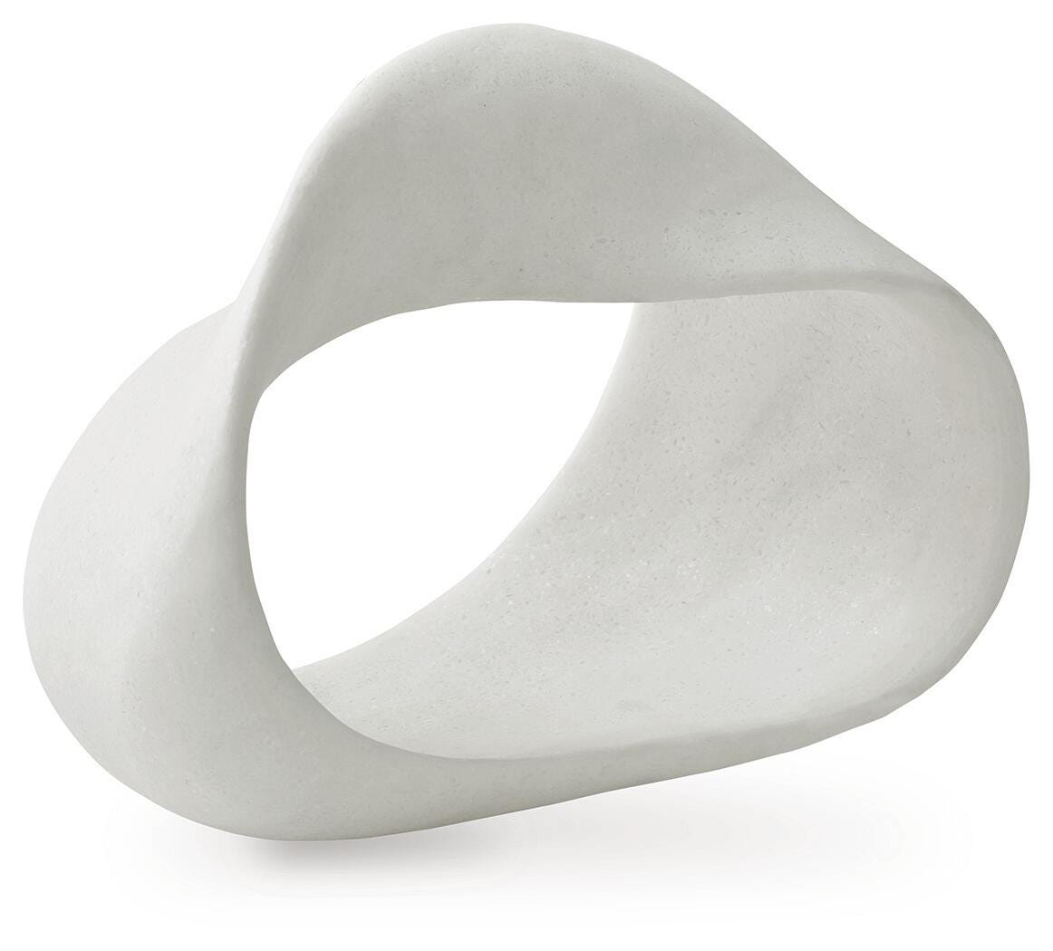 Brickmoore White Sculpture from Ashley - Luna Furniture