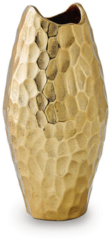 Ferryndale Gold Finish Vase from Ashley - Luna Furniture