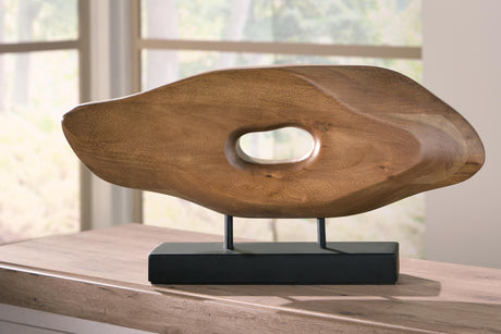 Ferminton Light Brown Sculpture from Ashley - Luna Furniture