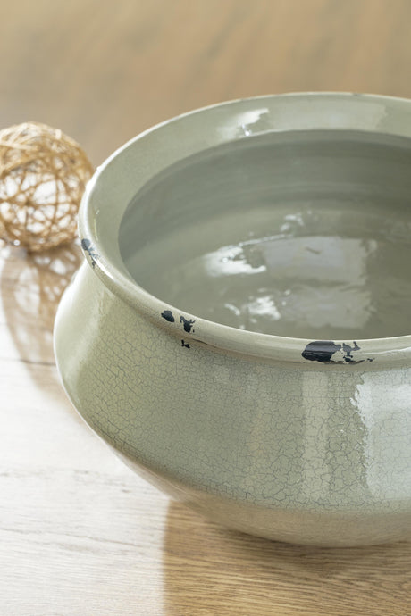Wittbell Antique Sage Bowl from Ashley - Luna Furniture
