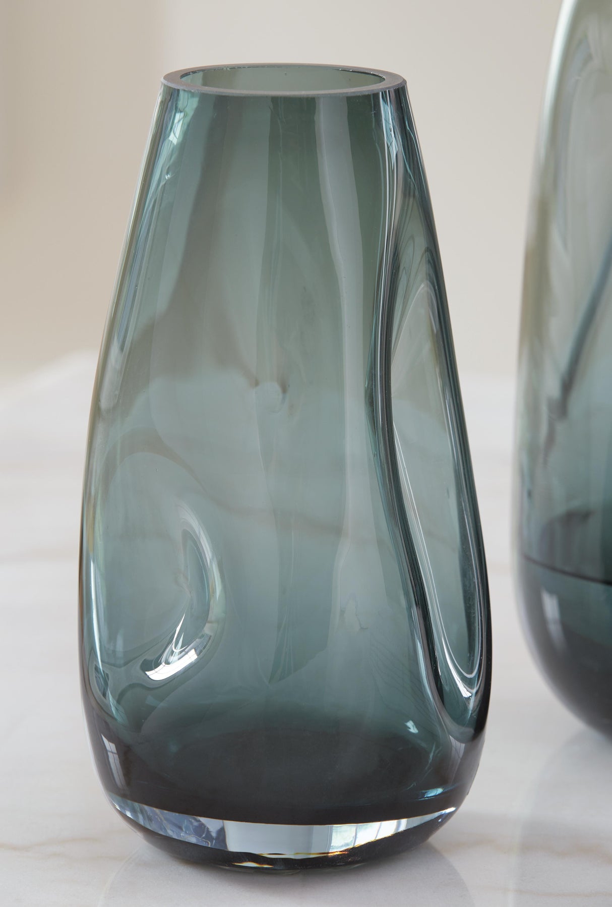 Beamund Teal Blue Vase from Ashley - Luna Furniture
