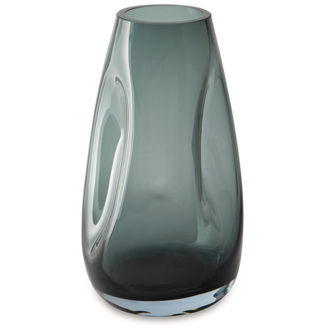 Beamund Teal Blue Vase from Ashley - Luna Furniture