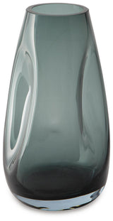 Beamund Teal Blue Vase from Ashley - Luna Furniture