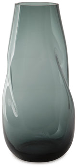 Beamund Teal Blue Vase from Ashley - Luna Furniture