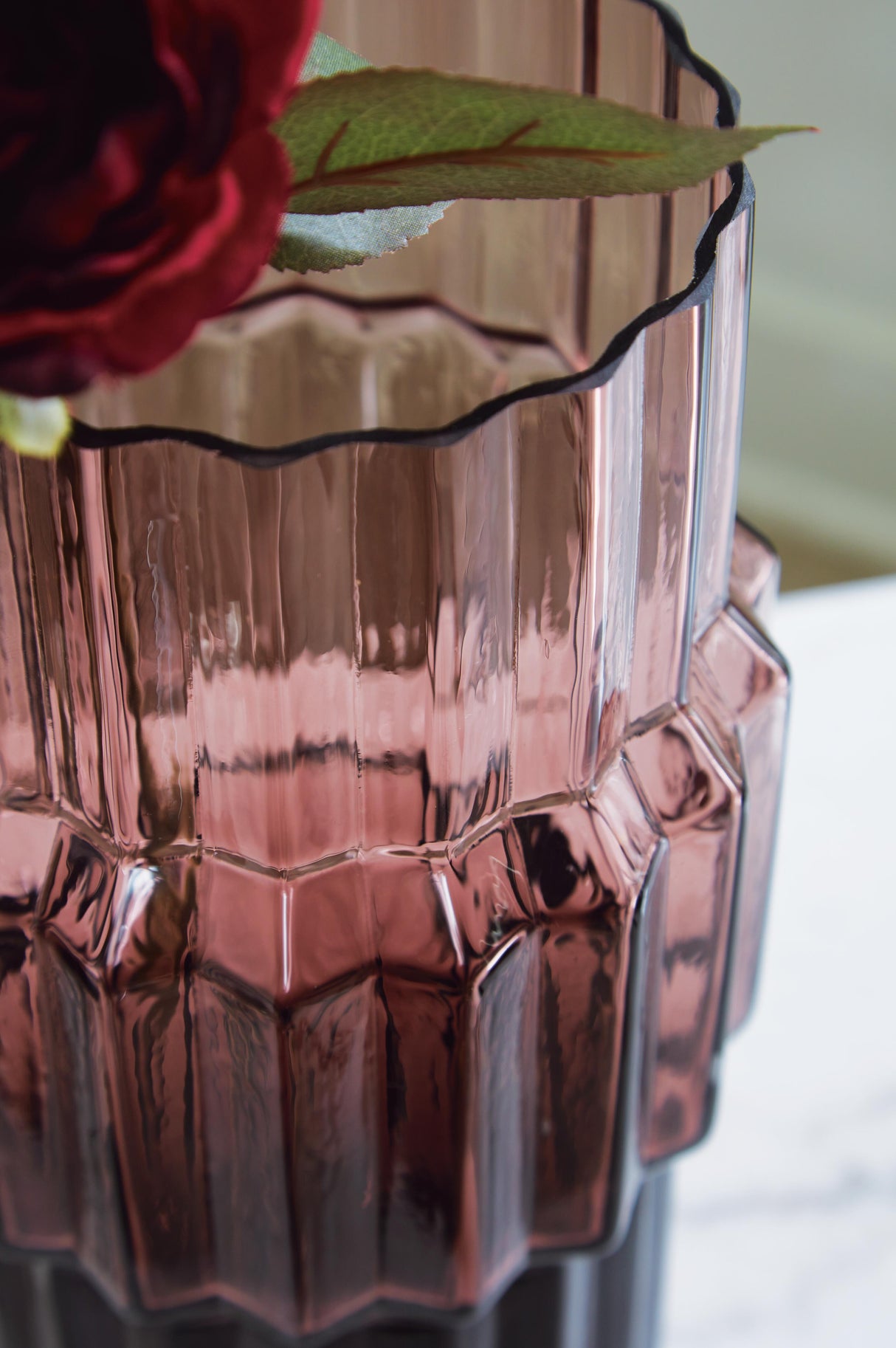 Dorlow Mauve Vase from Ashley - Luna Furniture