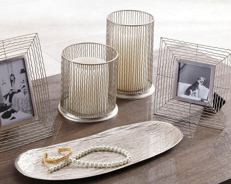 Dympna Silver Finish Accessory Set from Ashley - Luna Furniture